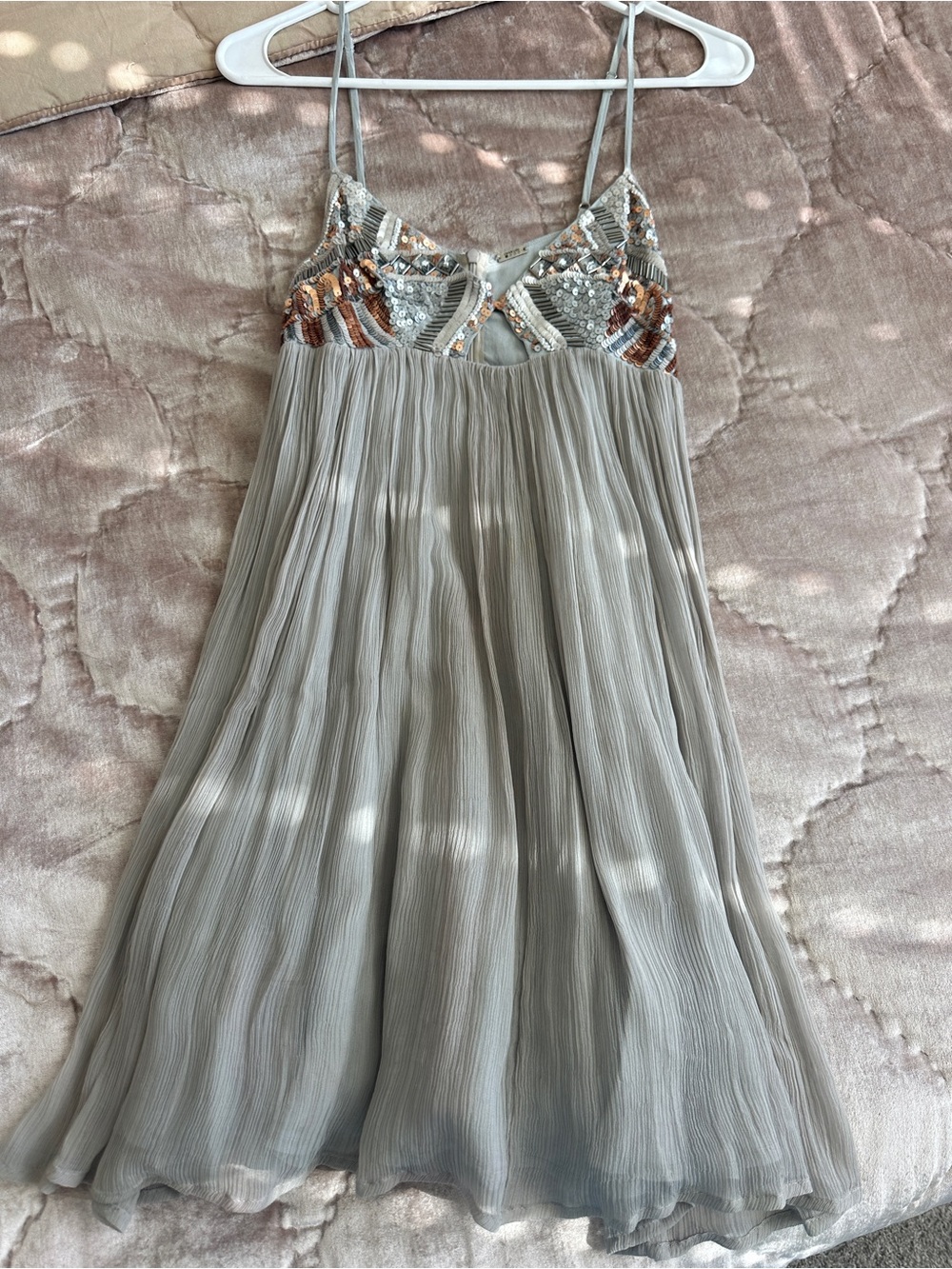 Vintage Chan Luu Beaded Mini dress XS